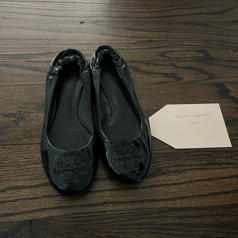 Tory Burch patent leather ballet flats size 8.5